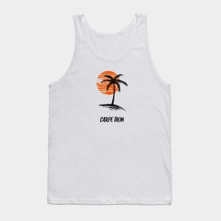 Carpe Diem Seize The Day Inspirational Tank Top